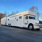 2005 United Specialties motorhome/with 2021 34’ stacke