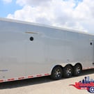 32' Silver Auto Master X-Height Race Trailer