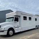 45' Freightliner Columbia Haulmark w/ 9ft garage