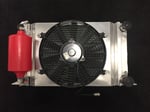 Aluminum Radiator W/ Fan, Shroud< Cooler, & Overflow