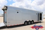 32' Silver Auto Master X-Height Race Trailer for Sale $33,995