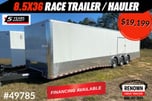8.5X36 Race Trailer / Car Hauler  for sale $19,199 