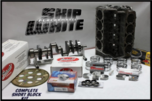 SBC CHEVY 383 SHORT BLOCK KIT FORGED FLAT TOP 4.030 PISTONS  for sale $2,795 