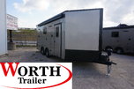 20FT ENCLOSED TRAILER WITH LIVING QUARTERS HAIL SALE PRICE 