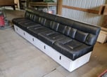 Featherlite Custom Built Leather Benches with Storage - 2  for sale $3,500 