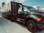 Ford F-750 & Sooner Trailer, Awning, Lounge Area  for sale $85,000 