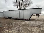2021 In-Tech 40' aluminum gooseneck race trailer  for sale $62,000 