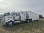 1999 Gold Rush 53’ 3-Car Race Trailer with tractor  for sale $149,900 