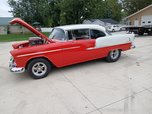 1955 chevy bel air hard top.454 blower 