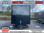 PREMIUM CUSTOM ENCLOSED TRAILER: 8.5x20' Blackout  for sale $23,500 