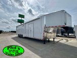 44' HAULMARK EDGE PRO RACE TRAILER  GOOSENECK BATHROOM    for sale $70,999 