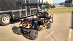 EZ Go Golf Cart pit car 10hrs on engine Custom Flame Paint  for sale $8,900 