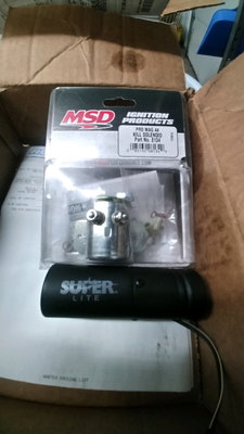 MSD solenoid and shift light