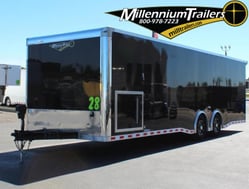 28' 2022 Extreme Race Car Trailer w/Rear Wing