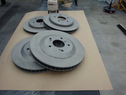 C-5 Direct Replacement Ceramic Coated Titanium Brake Rotor's