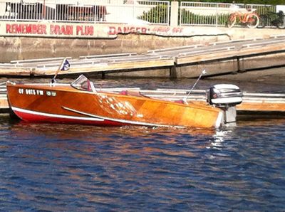 1954 Inland Style Master Wood Boat  for sale $12,900 