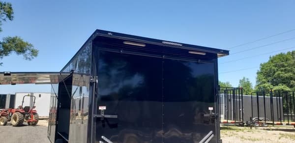 Covered Wagon Trailer 8.5x24 10k Carhauler w/ ramp door Encl  for Sale $25,995 