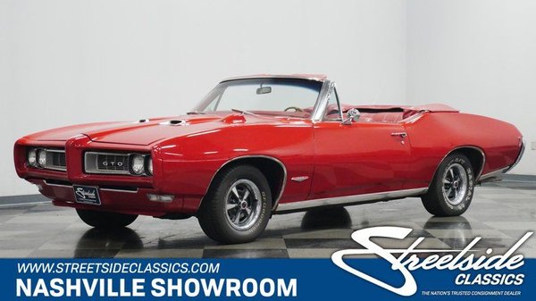1968 Pontiac GTO Convertible for Sale $54,995