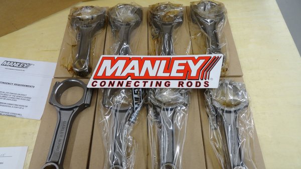 Manley 14105-8 Sportsmaster Steel Small Journal Chev Rods 