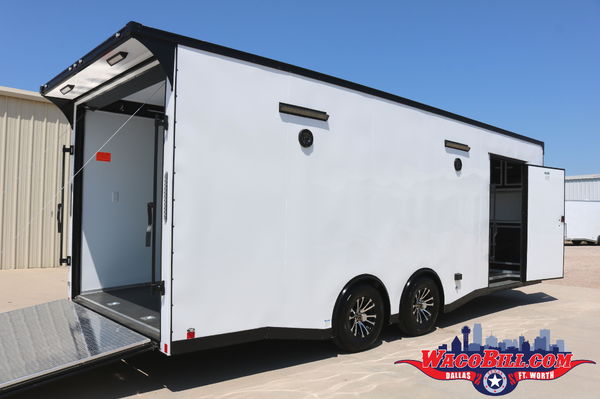 USED 24' X-Height Blackout Race Trailer @ Wacobill.com 