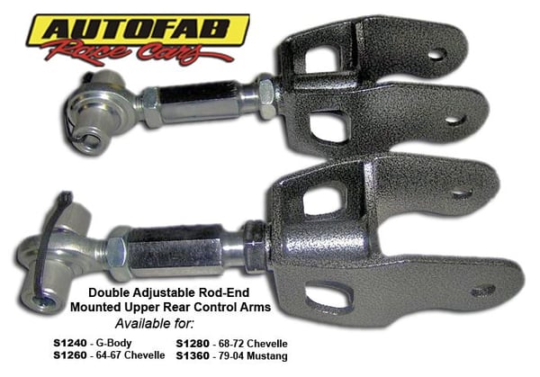 Autofab Double Adjustable Chromoly Rear Control Arms  for Sale $235.99 