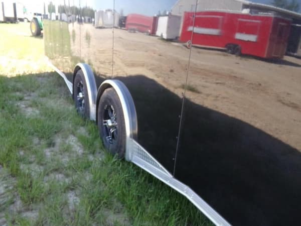 8.5x24 10k Black Carhauler w/ ramp door Enclosed Cargo  for Sale $12,495 