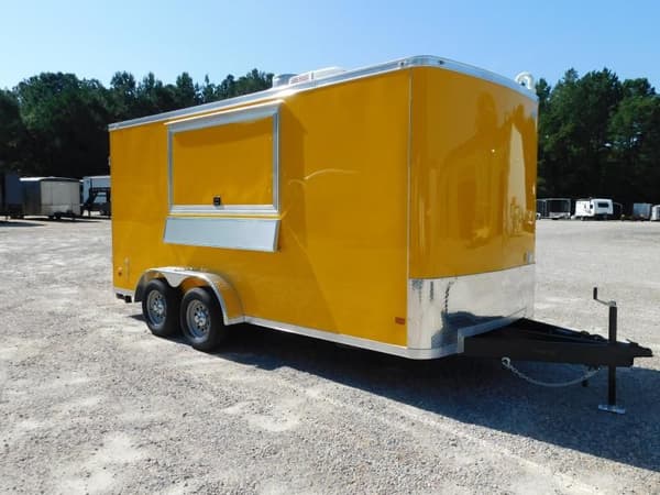 2024 Covered Wagon Trailers Gold Series 7x16 with A/C Loaded