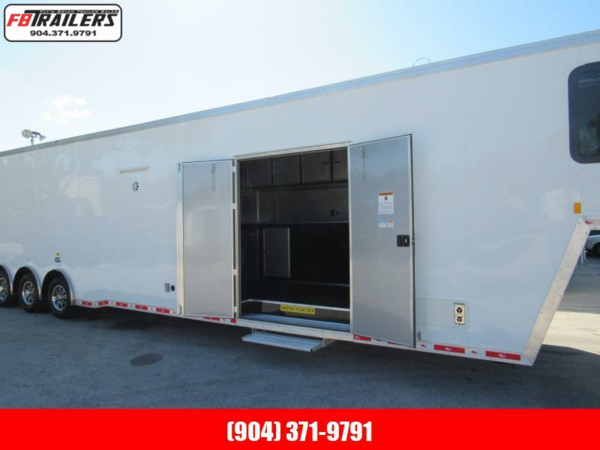 2024 Cargo Mate 8.5 x 48' Gooseneck Race Trailer with W  for Sale $57,999 
