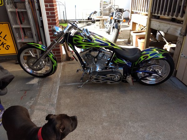 Venom ProStreet chopper. Custom Big Bear.