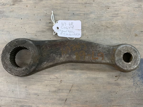 67-68 Chevy Full size Manual steering Pitman Arm #3900559  for Sale $60 