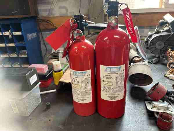 Stroud Safety Fire Bottles  for Sale $800 