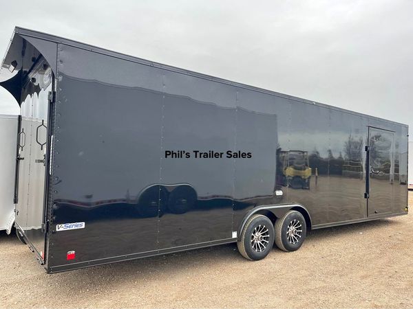 28' ENCLOSED CAR HAULER TRAILER CONTINENTAL CARGO