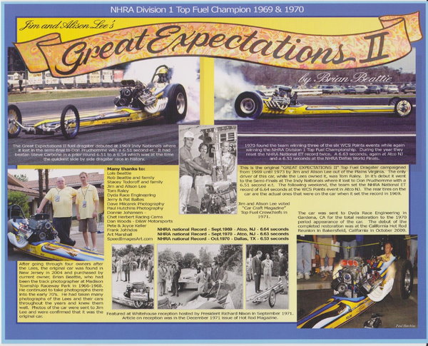 1969 Jim & Alison Lee "GREAT EXPECTATIONS II" T/F  for Sale $170,000 