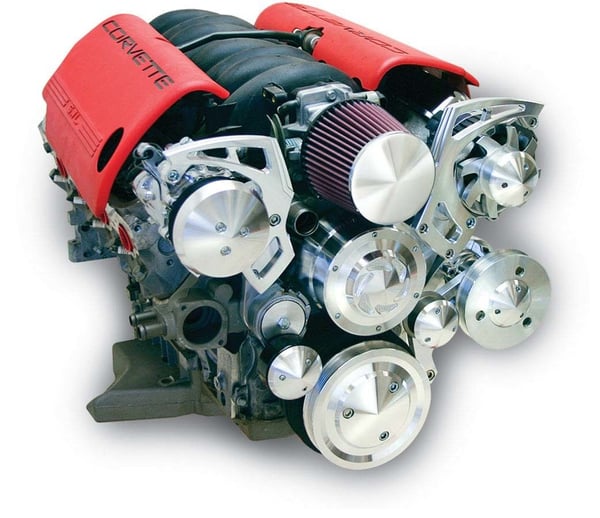 Serpentine Kit LS2 & LS7 LS1 Corvette, by MARCH PERFORMA  for Sale $2,369 