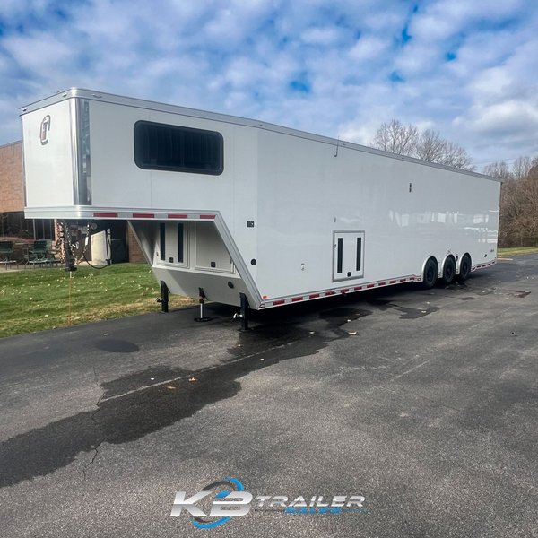 2026 44' Intech GN Race Trailer W/ Bathroom Package  for Sale $115,845 
