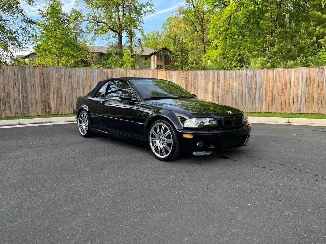 2004 BMW M3 - LOW MILEAGE 2004 e46 M3 Convertible -- Black on Cinnamon, 24K Miles and 2 Owners - Used - VIN WBSBR93414PK06483 - 24,500 Miles - 6 cyl - 2WD - Automatic - Convertible - Black - Fairfax, VA 22030, United States