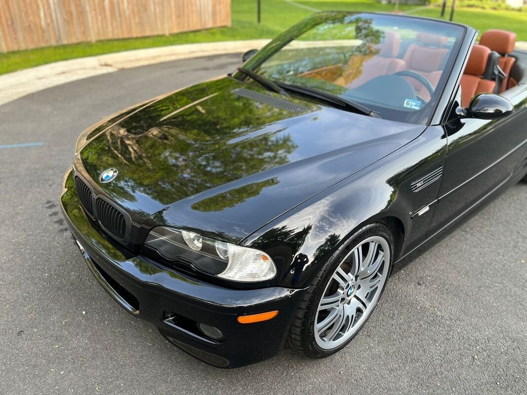 2004 BMW M3 - LOW MILEAGE 2004 e46 M3 Convertible -- Black on Cinnamon, 24K Miles and 2 Owners - Used - VIN WBSBR93414PK06483 - 24,500 Miles - 6 cyl - 2WD - Automatic - Convertible - Black - Fairfax, VA 22030, United States