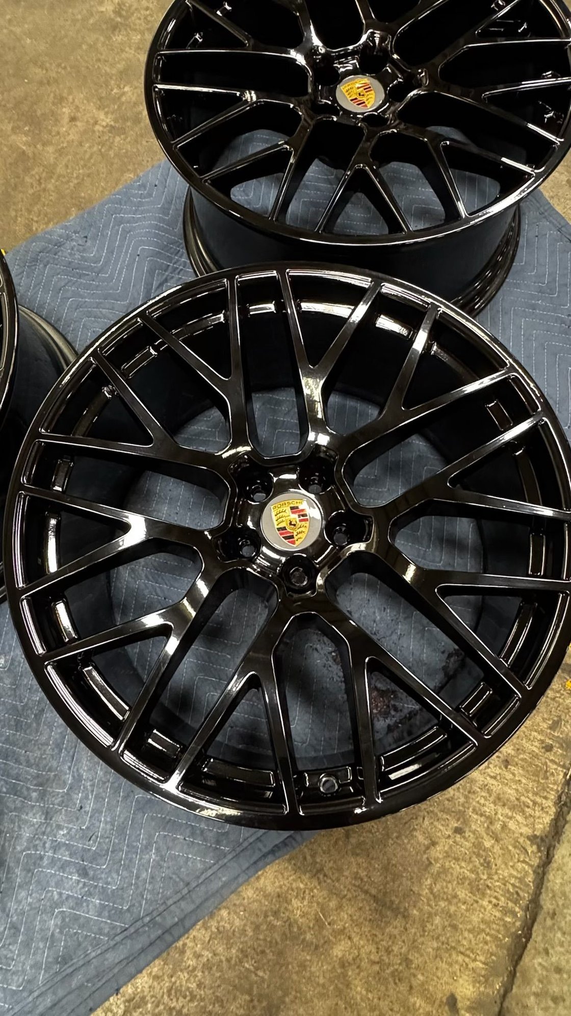 Wheels and Tires/Axles - 21" OEM Gloss Black Macan RS Spyder Wheels - Used - -1 to 2026  All Models - Bellevue, WA 98004, United States
