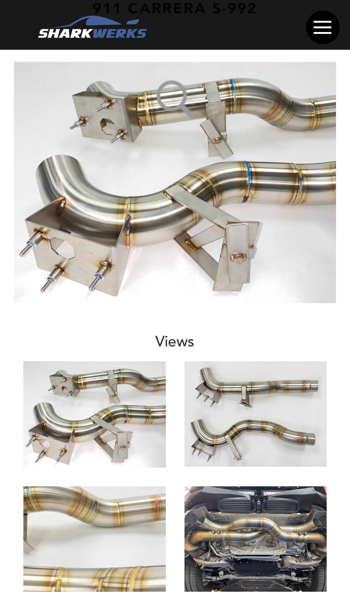 Engine - Exhaust - WTB Sharkwerks 992 - Used - 2020 to 2022 Porsche Carrera - Naples, FL 34109, United States