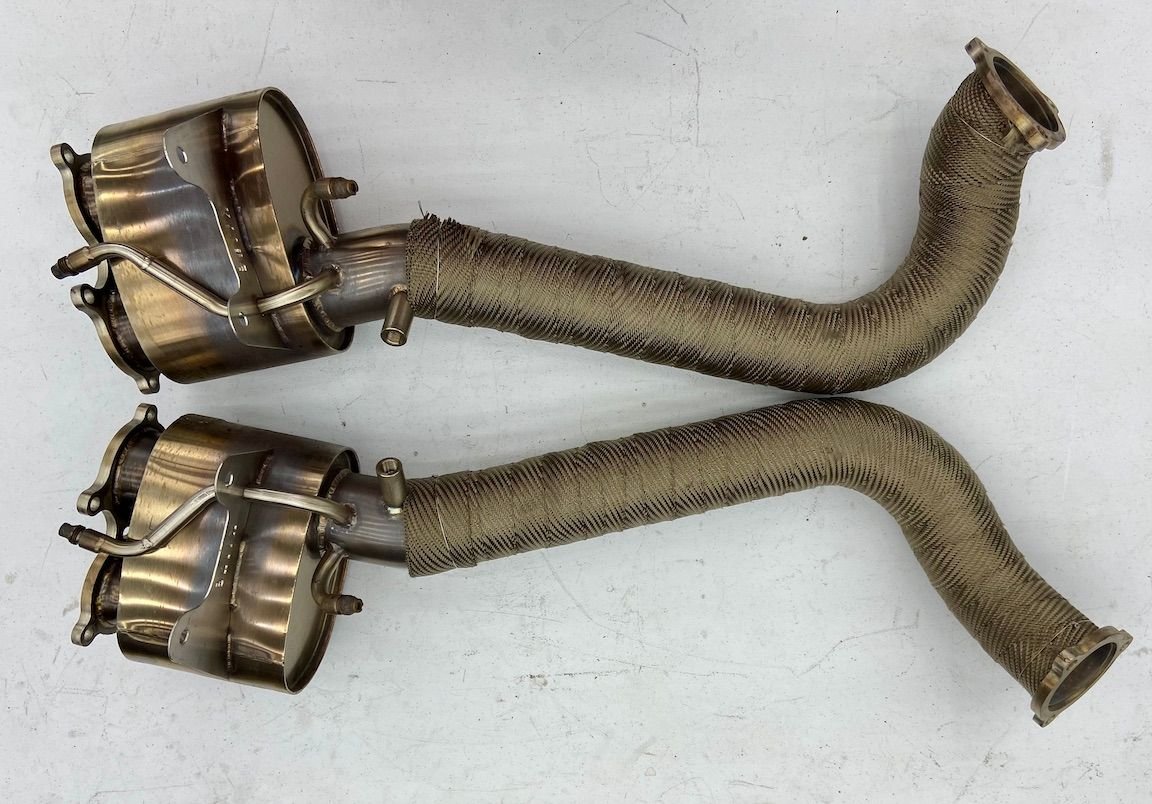 Engine - Exhaust - Kline Inconel Muffler and SS OAP for 718 GT4/Spyder/4.0 GTS - Used - All Years  All Models - Jersey City, NJ 07302, United States