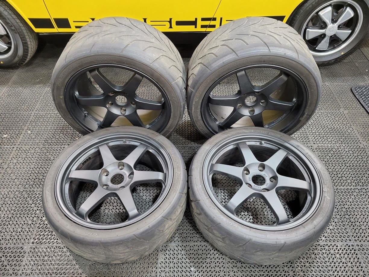 Wheels and Tires/Axles - 19” Volk Racing TE37 Wheels by Rays Engineering - Forged Monoblock - 996 WB 997 NB - Used - 1999 to 2012 Porsche 911 - Fairfax, VA 22032, United States