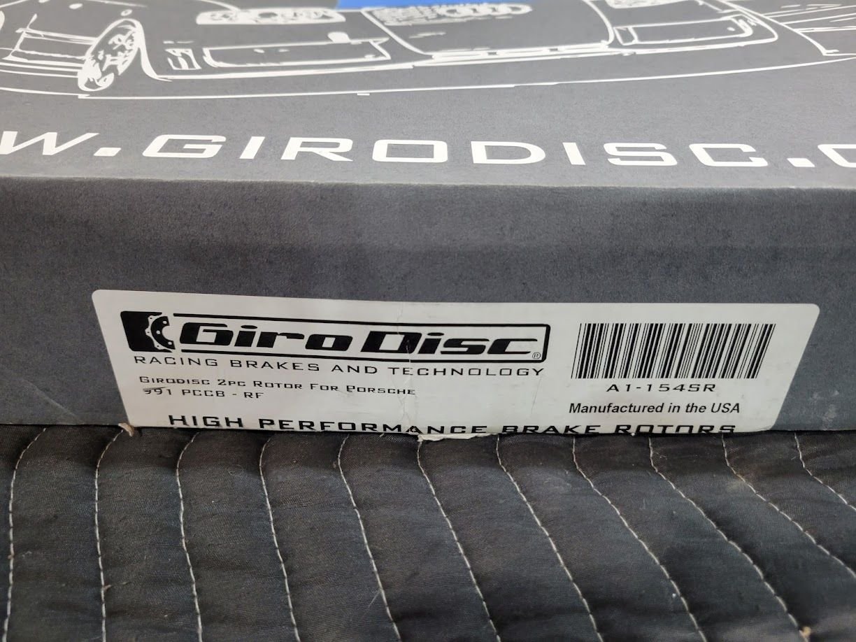 Brakes - GiroDisc Steel Brake Rotor Replacement for PCCB - 991 GT3, GT3 RS, GT2 RS - Full Set - Used - 2012 to 2021 Porsche 911 - Columbus, OH 43228, United States
