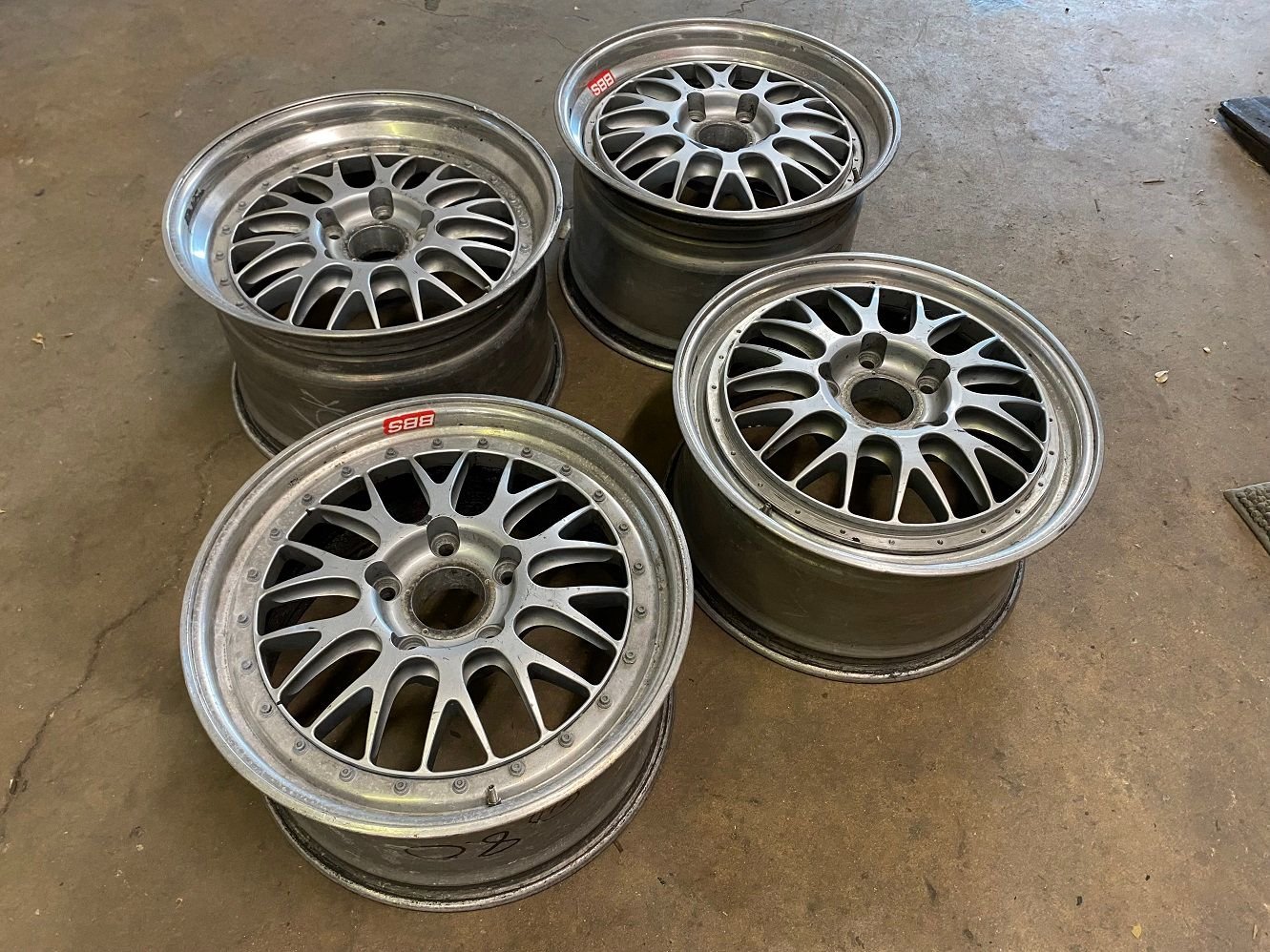 Wheels and Tires/Axles - BBS E88's 18" 9&11 - Used - 1995 to 2012 Porsche 911 - Dania Beach, FL 33004, United States