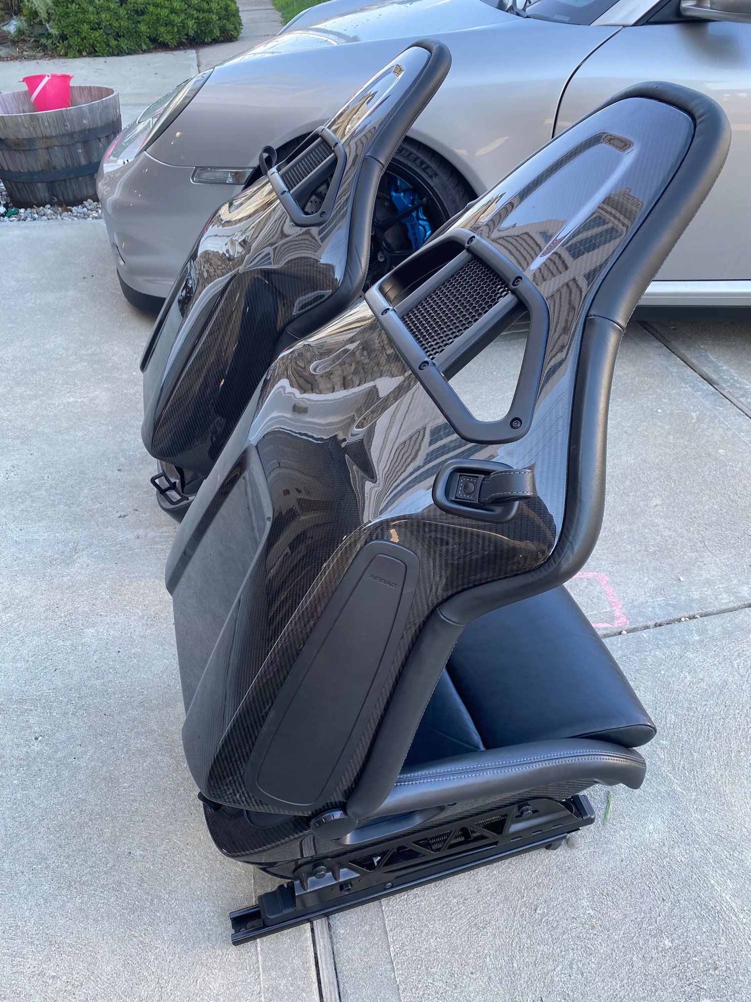 Interior/Upholstery - GT2 Carbon bucket seats LWBS - Used - 2007 to 2013 Porsche 911 - Belmar, NJ 07719, United States