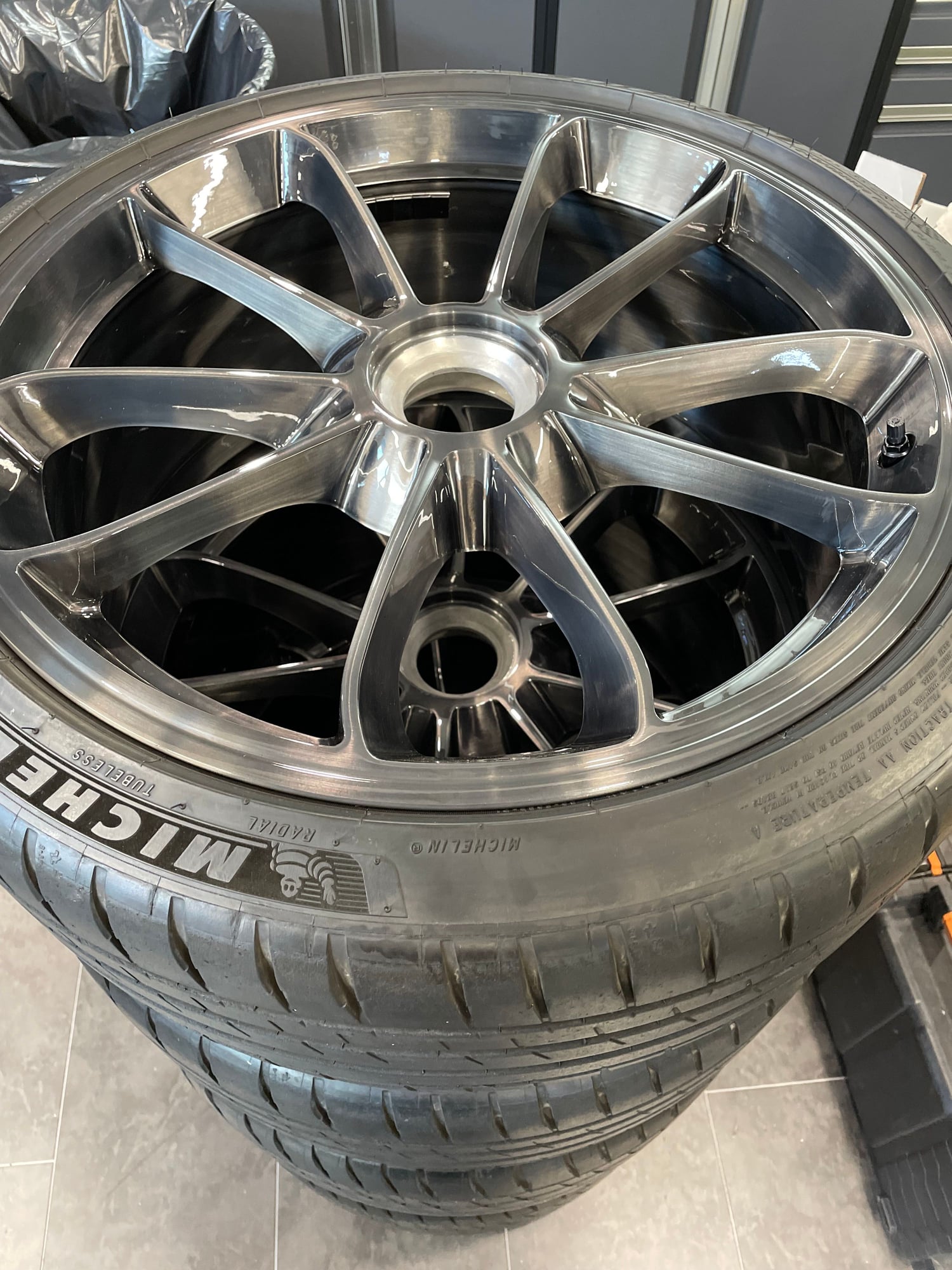 Wheels and Tires/Axles - 991 GT3 OEM Wheels with custom brushed finish - Used - 2015 to 2019 Porsche 911 - Harrisonburg, VA 22801, United States