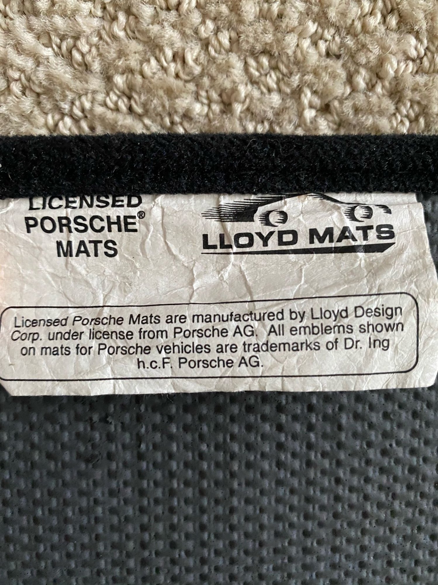 Interior/Upholstery - Lloyd Mats for Porsche 993 Carrera 4S - Front - Used - 1995 to 1998 Porsche 911 - Littleton, CO 80120, United States