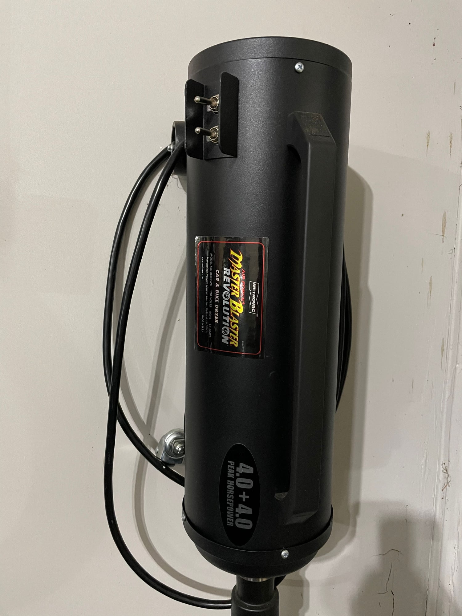 Miscellaneous - FS: Metro Air Force Master Blaster Revolution Car Dryer 8 HP MB-3CDSWB-30 - Used - All Years Any Make All Models - Port Washington, NY 11050, United States