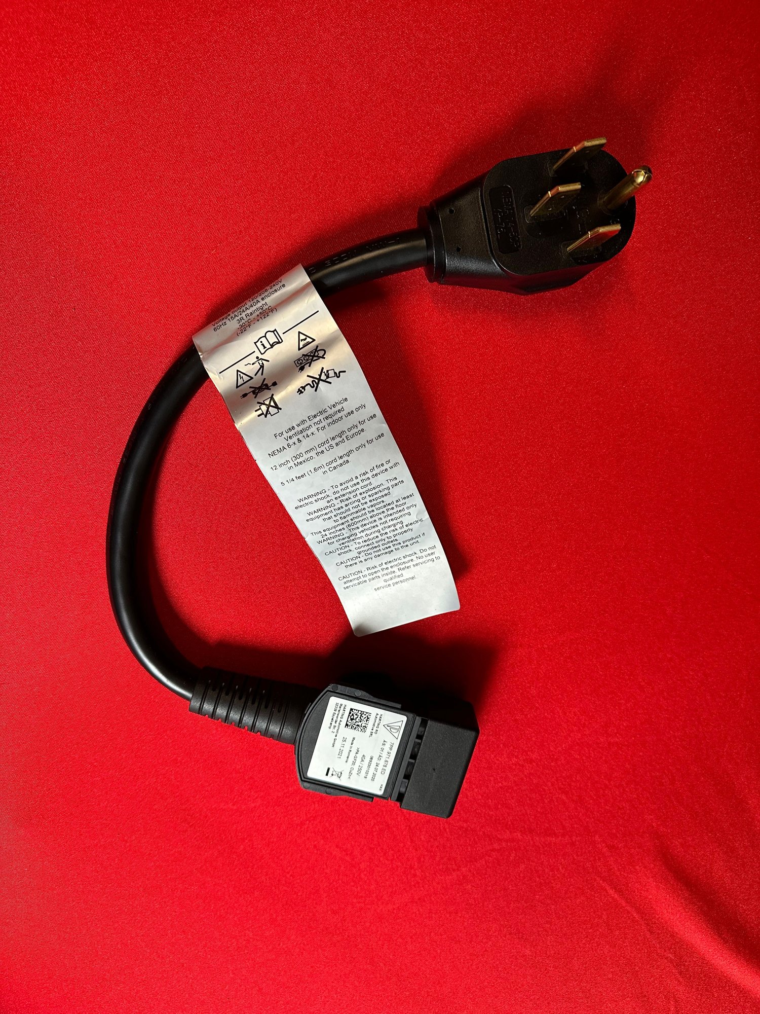 Engine - Electrical - NEMA 14-50 4-Prong Plug Wall to Charger Cable (Genuine Porsche OEM): $125.00 Shipped - New - All Years Porsche Taycan - Deptford, NJ 08096, United States