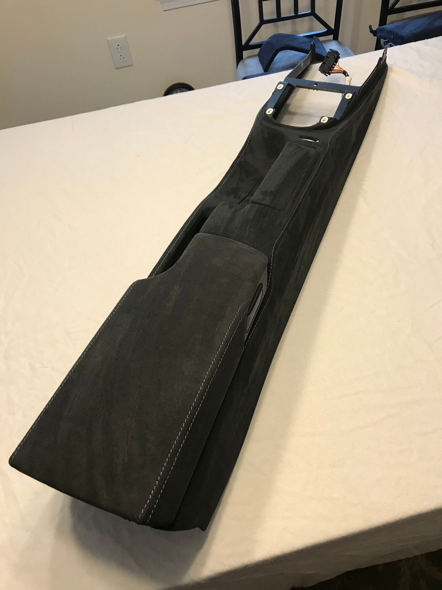 2009 Porsche Cayman - 987/997 Coupe Alcantara Center Console with Grey Stitching (w/ armrest lid) - Interior/Upholstery - $700 - Plymouth, Ma, MA 02360, United States