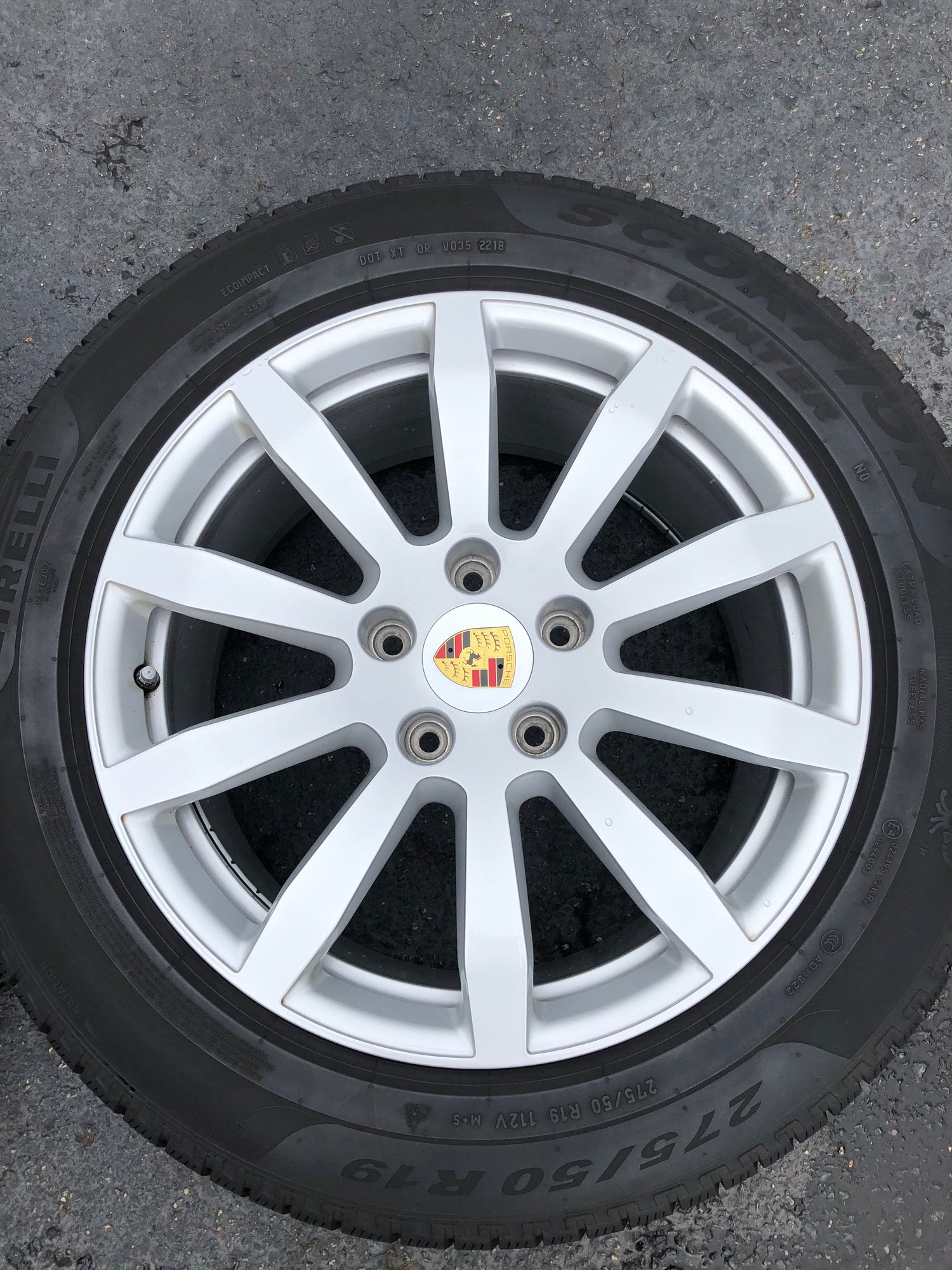Wheels and Tires/Axles - 2019 Cayenne snow OEM rims/tires - Used - 2019 to 2020 Porsche Cayenne - Manalapan, NJ 07726, United States
